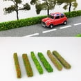 thumbnail image 2 of 8Pcs Mix Flower Bush Hedge Strips Model Scenery Dioramas Decor Train Layout Decor Toys Hobbies Craft Accessory, 2 of 6