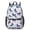 Unicorn and Bubble, variant on Unicorn and Flower Blue Pattern 17" School Backpacks for Teens,Waterproof Oxford Fabric,S-Shape Padded Straps for School,Travel,Hiking,Camping