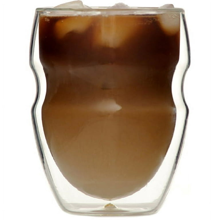Ozeri Serafino Double Wall 8 oz. Beverage & Coffee Glasses - Set
