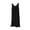 Black1, variant on yillto Nightgowns for Women Sleeveless V Neck Lounge Nightdress Sleepwear Comfy Pleated Nightgown