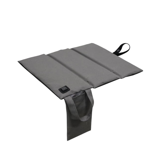 USB Rechargeable Heated Seat Cushion Portable Folding Chair Seat Mat 3 Heating Levels Electric Heating Pad