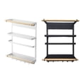 thumbnail image 3 of Fridge Holder Kitchen Organizer Multipurpose Racks Hanging Accessories Refrigerator Storage Rack Shelf Hanging Paper Towel Metal Accessories White, 3 of 9