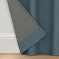 thumbnail image 3 of Eclipse Marston Room Darkening Solid 2 Pack Window Curtain Panels, Grommet - 37" W x 63" L - Indigo, 3 of 3
