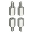 thumbnail image 1 of 4 piezas M6x10mm macho a 1/4-20x15mm hembra tornillos espaciadores, 1 of 6