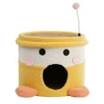 thumbnail image 2 of Cat Scratching Box, Cat Scratcher House Barrel Style Durable Antiwear Light Small  For Indoor, 2 of 8