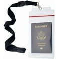 thumbnail image 2 of Specialist ID Heavy Duty Water and Tear Resistant Passport Holders, 2 Pack with Breakaway Lanyard, 2 of 7