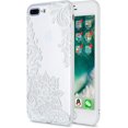 thumbnail image 1 of Case, 2 In 1 Ultra Thin Shell Ultra Thin Soft Tpu Bumper Case Cover Case Cover Tpu Bumper Shell For Apple Iphone 7/8 (white Lotus), 1 of 4