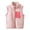 Pink, variant on NIEWTR Fleece Lined Thickened Fall And Winter Vest For Baby And Young Kids A Warm Open Front Outerwear Vest Suitable For Boys And Girls