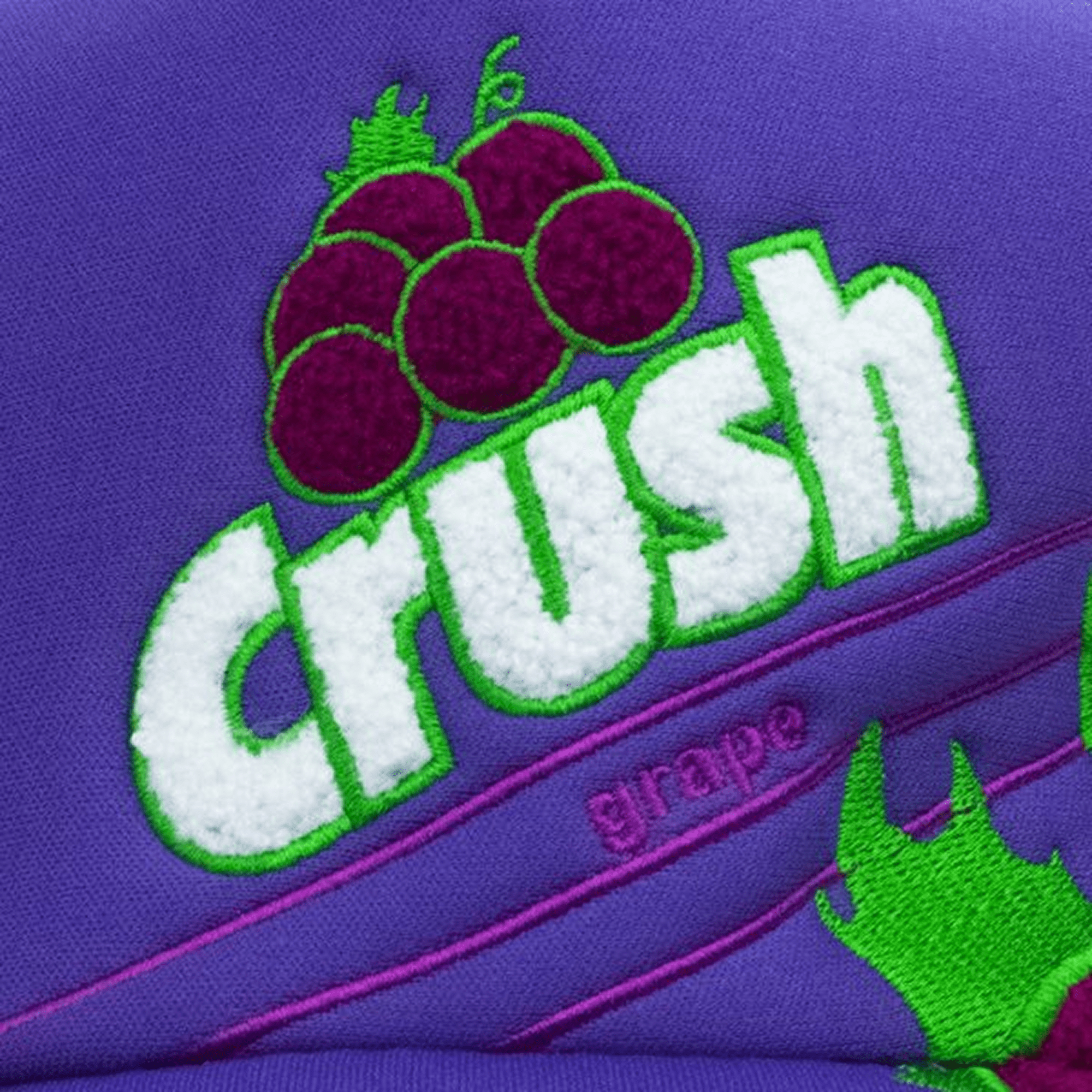 ODD SOX-Grape Crush Trucker Hat-Purple Snapback Cap, Mesh Back, One Size Adjustable
