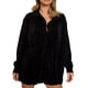 thumbnail image 2 of SAYOO , conjunto de ropa informal de 2 uds para mujer, camisas de manga larga fruncidas de color sólido con botones y pantalones cortos, traje SAYOO casual, 2 of 7
