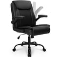 thumbnail image 1 of Silla de oficina NEO CHAIR de respaldo medio, cuero, brazos abatibles, 1 of 9