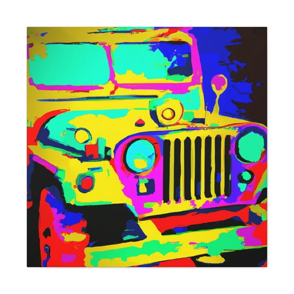 Jeep Pop Masterpiece - Canvas