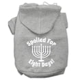 thumbnail image 1 of Spoiled For 8 Days Screenprint Dog Pet Hoodies Grey Size Xxl (18), 1 of 1