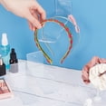 thumbnail image 3 of Clear Acrylic Wall Corner Storage Rack Rectangle 180x50x50mm, 3 of 6
