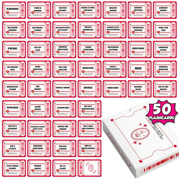 CAIROYAR Juegos para iniciar conversaciones honestas en pareja, 50 juegos de cartas con preguntas románticas y profundas para parejas, tarjetas de relación para parejas, ideas de juegos para citas noc