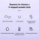 thumbnail image 5 of Rizador de cabello, herramientas calientes, rizador francés, rizador EggRoll, peinado EggRoll, rizador de agua, rizador de cabello profundo, rizador para mujeres, rizador de cabello con ondas playeras, 5 of 5