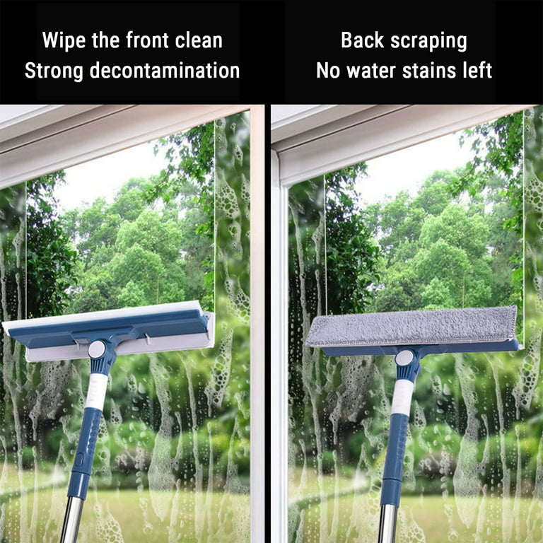 Yyeselk Shower Scraper Rotatable Window Scraper Window Shower