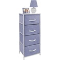 thumbnail image 3 of Commode Table de Nuit à 4 Tiroirs - Violet, 3 of 8