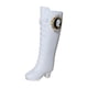 thumbnail image 3 of Figura a escala 1/6 con botas y zapatos de tacón alto para muñeca femenina de 12 pulgadas. Blanco, 3 of 9