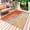 Burnt Orange, variant on Outdoor Rug 3' x 5', Burnt Orange Ombre Coastal Large Carpet Area Rugs for Patio, RV, Deck, Summer Nautical Beach Ocean Seaside Water Absorption Camping Rug, Lightweight Washable Rugs Runner