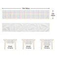 thumbnail image 3 of JOOCAR Easter Table Runner, Pink Yellow Blue Buffalo Plaid 13x72 Inch Table Runner for Easter Kitchen Dining Table Table Holiday Decoration, 3 of 5