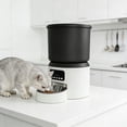 thumbnail image 4 of Dispensador automático de comida para perros y gatos: comedero programable con control de porciones, cuenco de acero inoxidable y compartimento para alimentos secos., 4 of 6