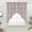 Pink, variant on Vintage Flowers Swag Valances for Windows 2 Pack, Kitchen Window Curtains 36 Inch Length, Spring Pink Green Floral Country Leaves Birds Privacy Swag Curtains for Living Room/Bathroom 36"x36"