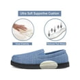thumbnail image 5 of Zizor Men's Moccasin Slipper Cozy Lightweight House Shoes, 5 of 6