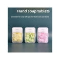thumbnail image 1 of 3 Pack Of Travel Sized Scented Hand Wash Bars Disposable Water Soluble Mini Soaps For Outdoor Camping And Hiking Portable Packaging,Yellow, 1 of 4