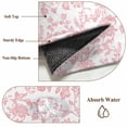 thumbnail image 6 of 2'x6' Rug Runners for Hallways Kitchen, Coral Red Flower Non Slip Entryway Beside Floor Carpet Runner, Vintage Farmhouse Boho Leaf Spring Washable Laundry Room Bedroom Throw Rugs Mat for Family Pet, 6 of 8