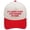 Red, variant on Trucker Hat Women Men 2-Tone Baseball Cap Trendy Vintage Western Style Breathable Embroidered Snapback, Premium Cotton Blend Soft Lightweight Beach Sports Vacation Outfits, Blackish Green