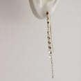 thumbnail image 3 of Gold Long Chain Threader Earrings for Women - Fashion Statement Drop Dangle Thread Earrings Jewelry Gift, 3 of 13