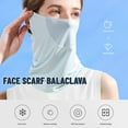 thumbnail image 5 of Women Summer UV Protection Neck Gaiter Face Scarf for Outdoor Sports, 5 of 14