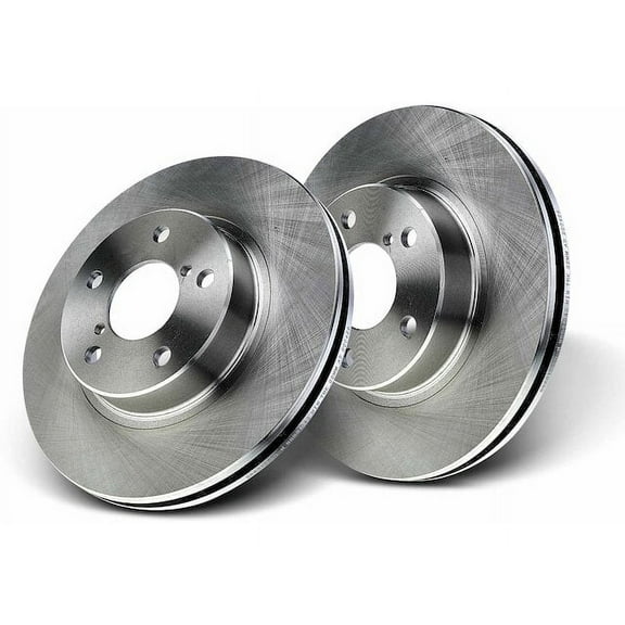 Front Brake Rotor Set 2 - Compatible with 1990 - 2001 Subaru Legacy 1991 1992 1993 1994 1995 1996 1997 1998 1999 2000