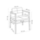 thumbnail image 5 of Set de 4 Sillas de Comedor de Madera con Tapizado de Tela, Sillas para Comedor, Cocina y Escritorio, Midtown Concept Gin, Roble y Gris Claro, 5 of 5