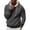 Dark Gray, variant on TANYSU Men Fashion Sweatshirt Solid Color Long Sleeve Tops Round Neck Drawstring Hoodie Sports Pocket Winter Pullover Birthday Male Casual Athletic Dailywear