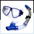 thumbnail image 1 of Dolfino Pro Pinnacle Adult Mask and Snorkel Combo Set - Blue, 1 of 6