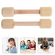 thumbnail image 4 of 4 mancuernas de madera para niños, divertidas pesas de ejercicio, equipo de gimnasio para niños pequeños, hábitos de fitness activos, 4 of 8