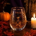 thumbnail image 6 of Halloween Glass Cups, Witch Glass Cup with Green Nature Witch Decorative Print, Autumn Fall Beverage Cup for Seasonal Use, Halloween Party Cup for Holiday Gatherings, Lead-Free, 6 of 6