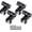 Black, variant on Roller Guitar String Trees Guides Retainer for Fender Strat Stratocaster Tele Telecaster Electric Guitar,Pack of 4 (Chrome)