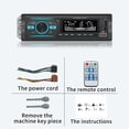 thumbnail image 4 of Radio de coche Bluetooth, reproductor MP3 manos libres, pantalla táctil 7, 4 of 5