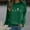 Green, variant on WILLBEST hoodie women Women's Print Long-sleeved Sweatshirt Casual Blouse Pullover  women shorts