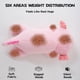 thumbnail image 4 of Juguete de peluche con peso de Axolotl Gudisi, 60 cm, rosa y 2,5 kg, 4 of 6