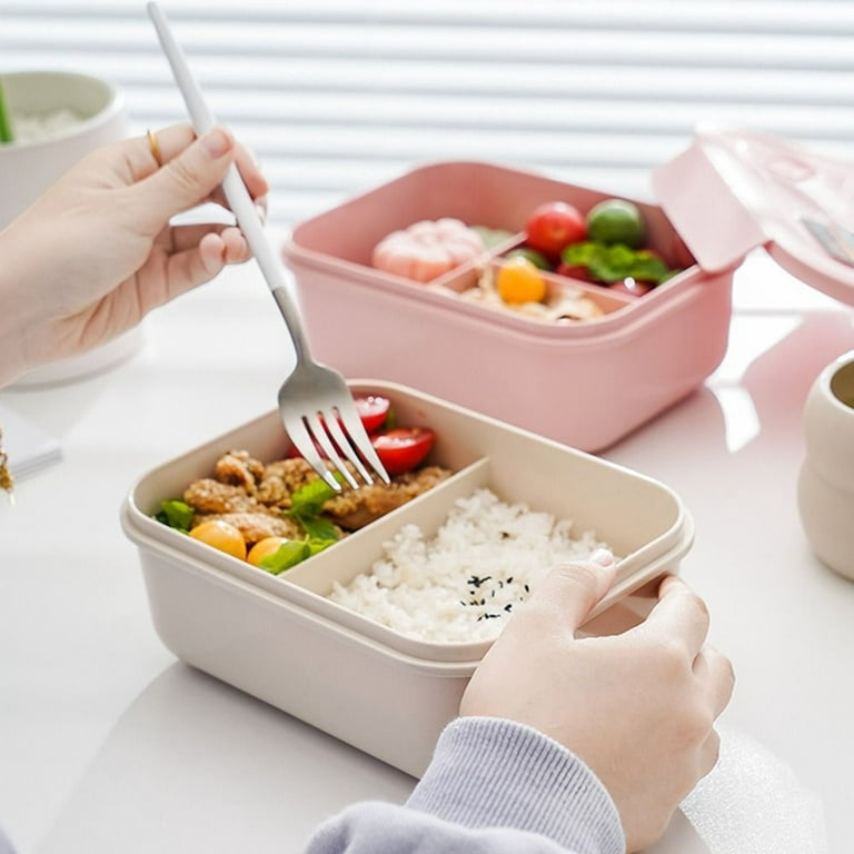 Rectangle Kids School Soup Bowl Sub Grid Plastic Lunch Boxes Microwave  Compartment Food Fruit Storage Food Containers Bento Box C18112301 From  Mingjing03, $20.01