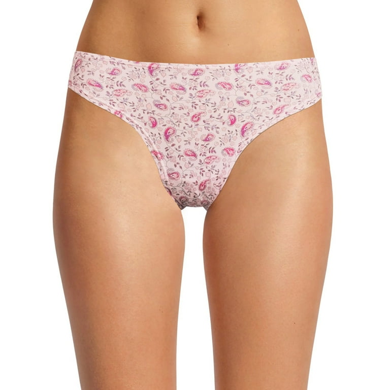 Jessica Simpson Women’s Brushed Micro and Lace Bikini Panties, 5-Pack