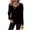 Black, variant on Meichang Cyber and Monday Deals Long Sleeve Shirts for Women V Neck Buttons Casual Ribbed Knit Tops Basic Solid Spring Winter Pullover Blouses
