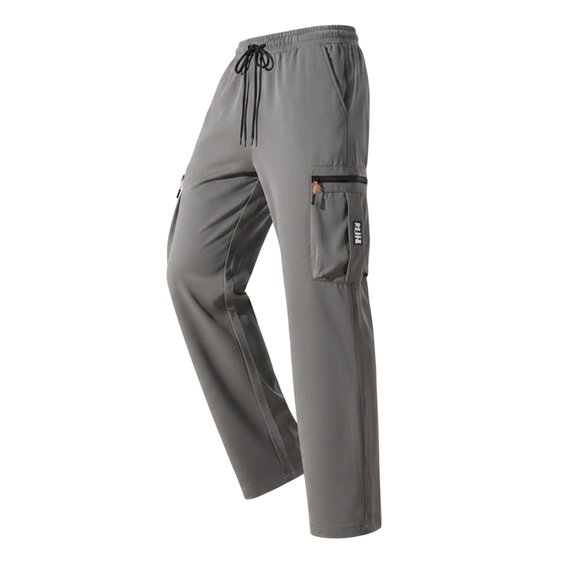 yillto Mens Cargo Jogger Sweatpant Straight Leg Loose Athletic Pant Drawstring Waist Sweat Pants