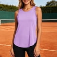 thumbnail image 2 of Hngshg Camisoles Grande Taille pour Femmes à Volants Sans Manches Amples Décontractées Col Rond T-Shirts Classiques Été Vacances Sortie Tee, 2 of 9