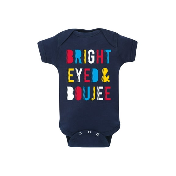 Instant Message - Bright Eyed and Boujee - Infant Baby One Piece