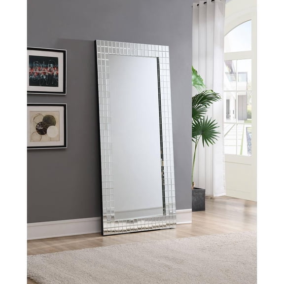 Acme Furniture Dominic Accent Mirror, Mirrored